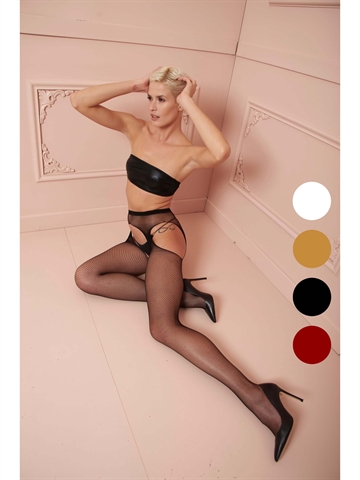 Strip-Panty - Trasparenze - Silene - Netz - 4 Farben