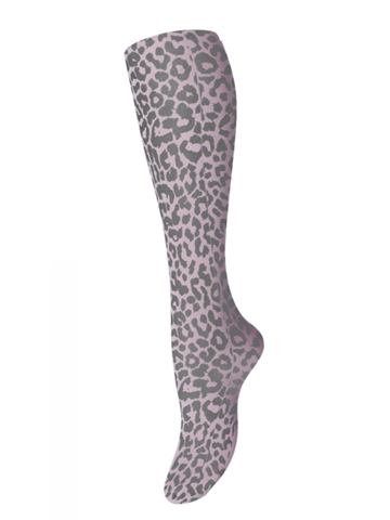 Damen - Kniestrümpfe - Sneaky Fox - Leopard - Lilac