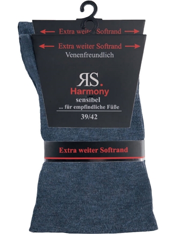 Herrenstrümpfe - Harmony - Sensibel - Jeansfarben