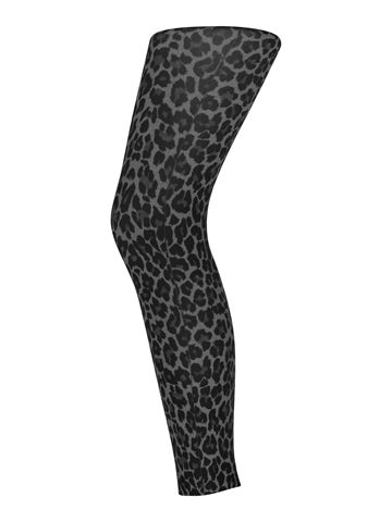 Damen – Leggings – Sneaky Fox – Leopard - Anthrazit