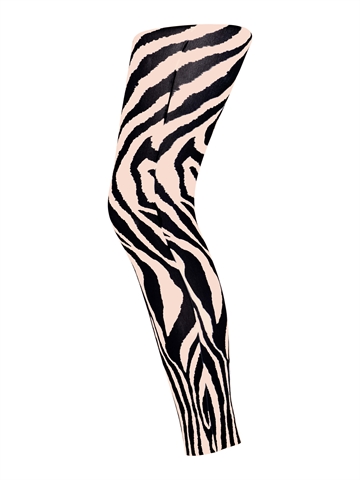 Leggings – Sneaky Fox – Zebra – Nude