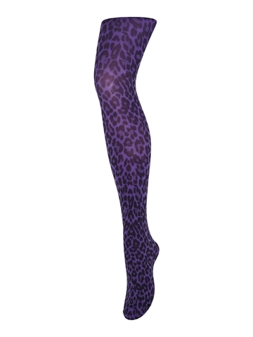 Strumpfhose - Sneaky Fox - Leopard - Ultra Violet